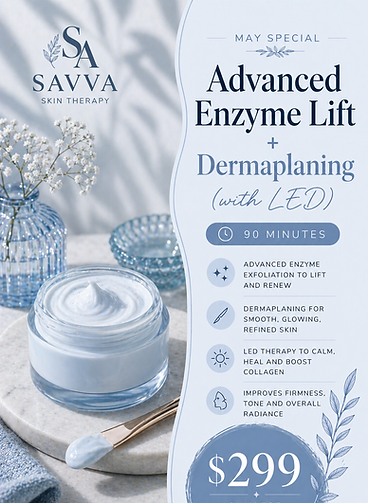 Advanced enzyme lift facial with LED therapy in Los Angeles