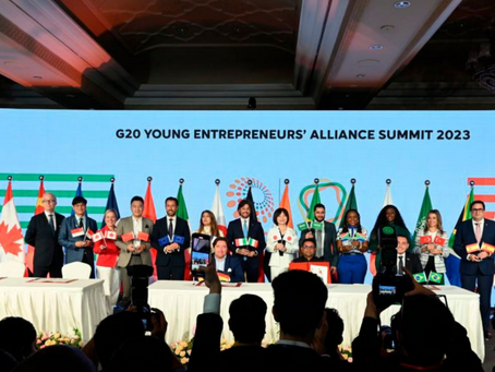 FIJE PRESENTE EN LA ALIANZA DE JÓVENES EMPRESARIOS DEL G20 YEA 2023 en NUEVA DELHI, INDIA.