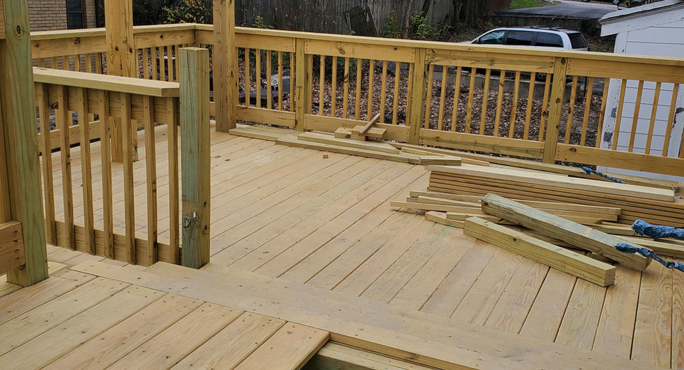 Installing deck flooring