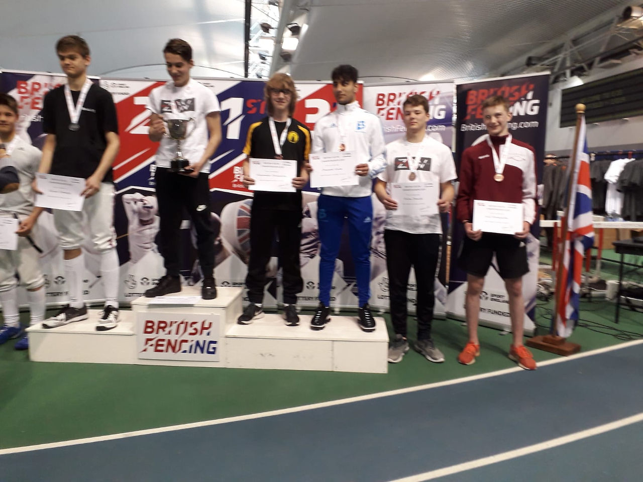 Boys U16 podium