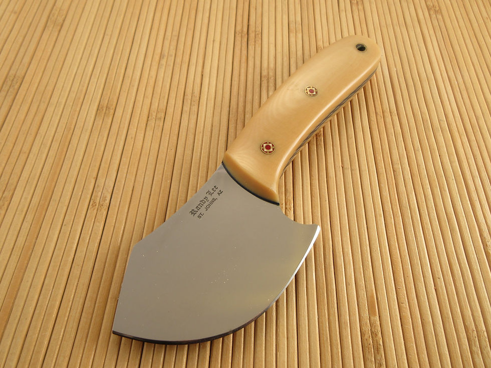 Antique Ivory Micarta Utility Skinner