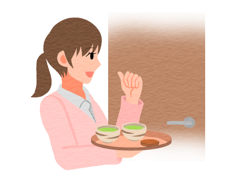 お茶の出し方