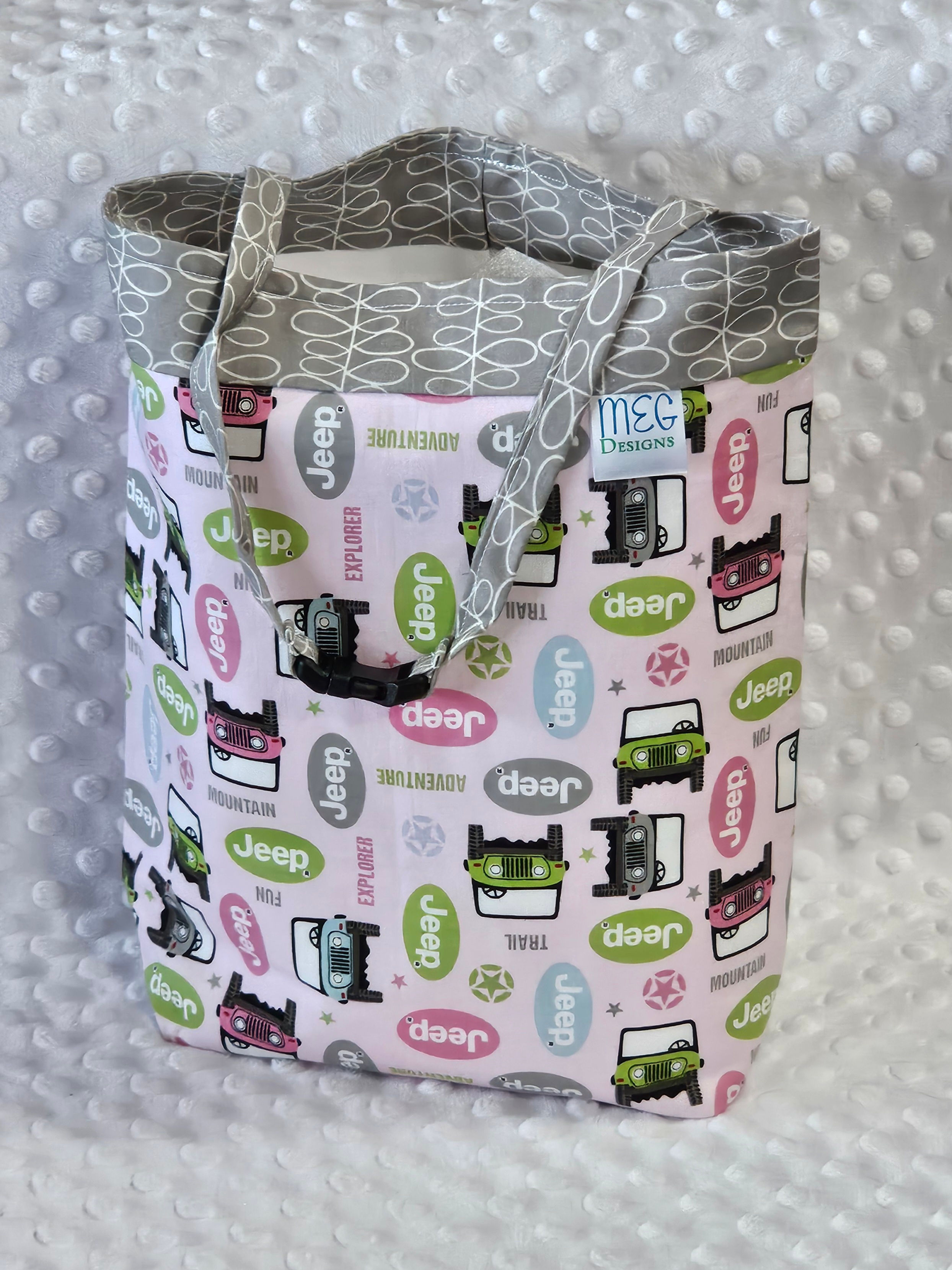 Car Trash Bag - Pink Jeep