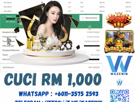 💰Bossku Berjaya Cuci RM1,000💰🐻BONUS BEARS🐻📌PUSSY888📌