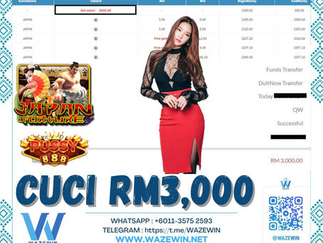 👺JAPAN FORTUNE👺🎮PUSSY888🎮😎Game Pecah Bossku Berjaya Cuci Total RM 3,000😎