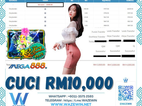 🤡Bossku Cuci ✨RM 10,000✨ Di 🤑MEGA888🤑🎮Game Dimain Adalah 🧚‍♂️FAIRY GARDEN PLUS 🧚‍♂️