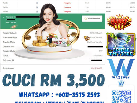 💫Bossku Berjaya Cuci RM 3,500💫🌪TRIPLE TWISTER🌪  🎮PUSSY888🎮