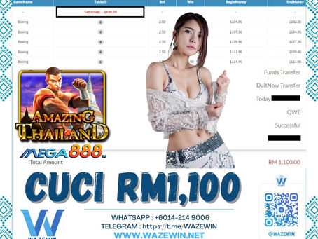 😎Bossku Cuci RM 1,100 Di 📌PUSSY888📌💰Game 🇹🇭AMAZING THAILAND Adalah 💰MEGA888💰