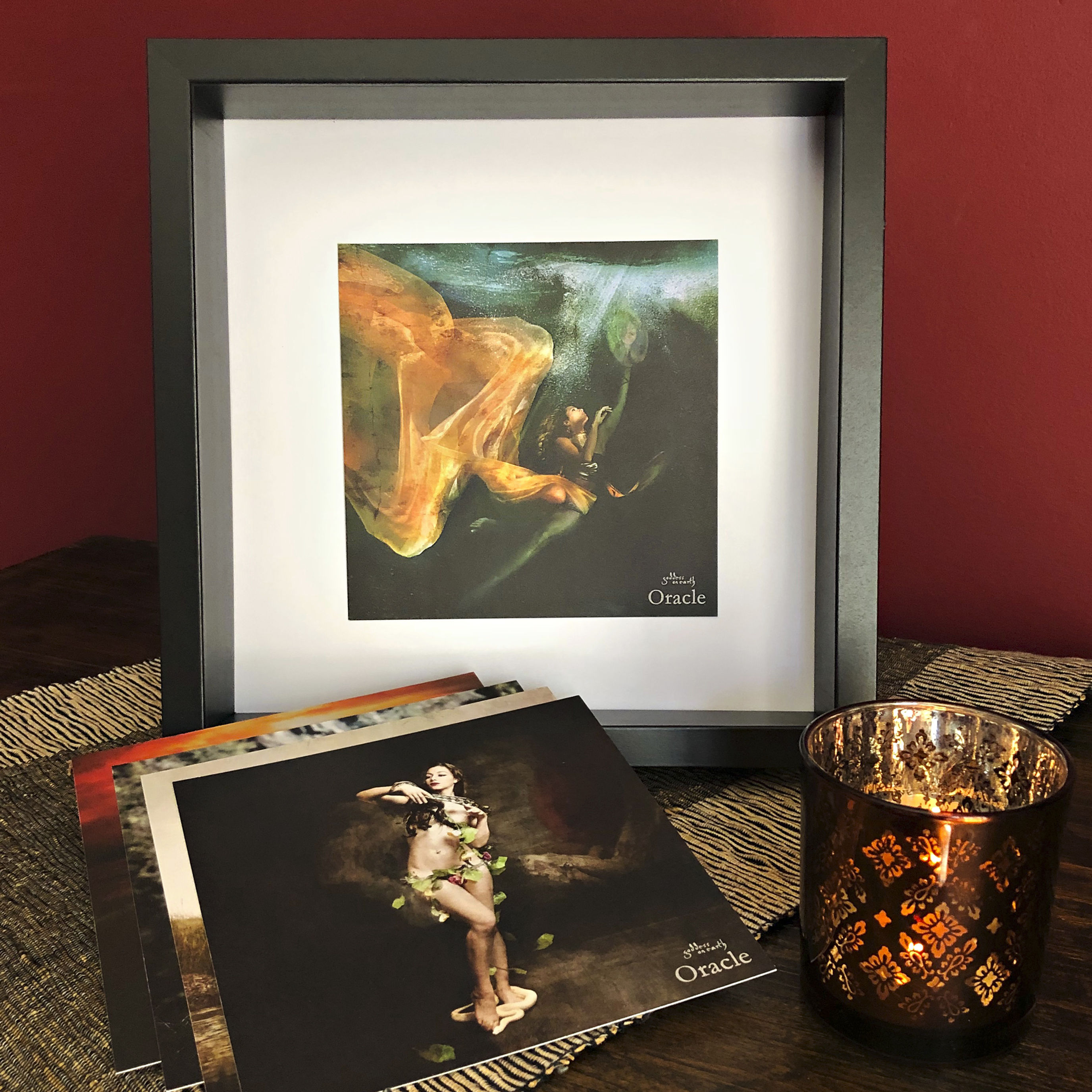 Collection of all (6) Altar Cards_ 6" x 6"