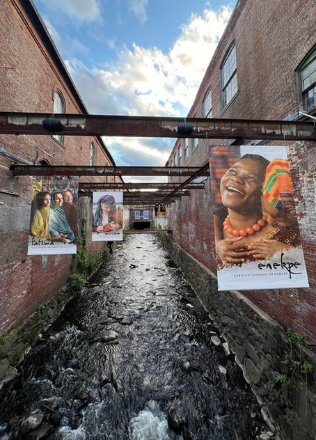 Women of Rockland art installation at Garner Arts Center