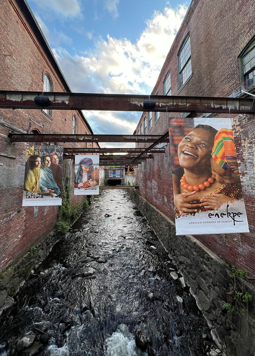 Women of Rockland art installation at Garner Arts Center