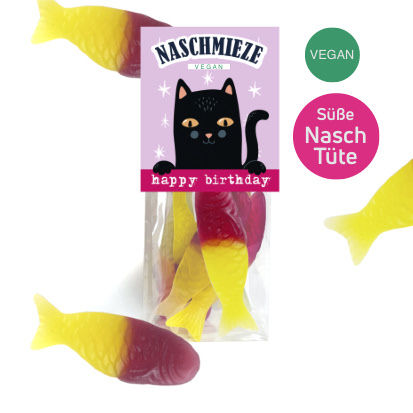 Naschtüte, Happy Birthday, Vegan,