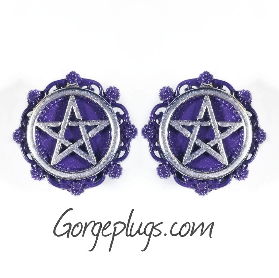 Miniature : Wiccan Princess Plugs( 0g- 1 3/8") 