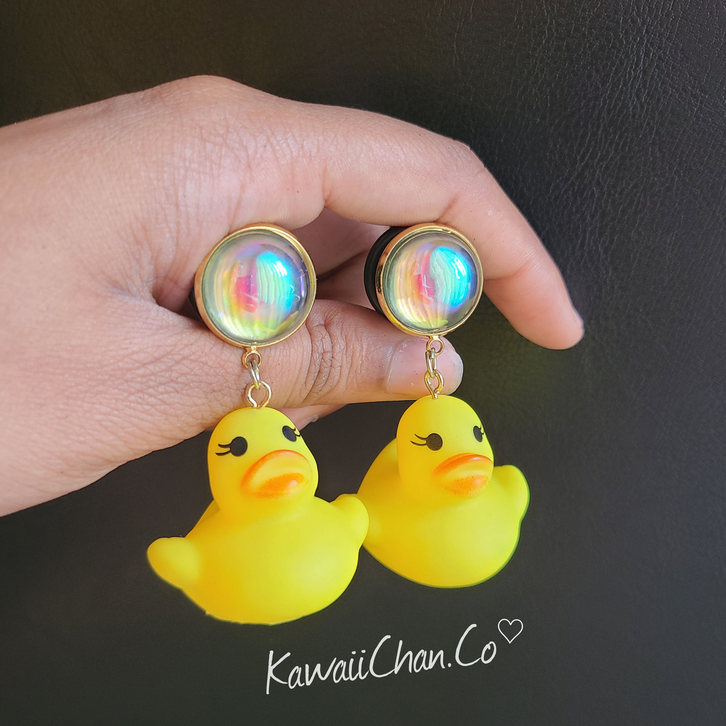 Rubber Ducky Earrings/Plugs (0g-3/4")