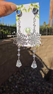 Thumbnail: Icy Snowflake Winter Saddle Plugs (2g-1")