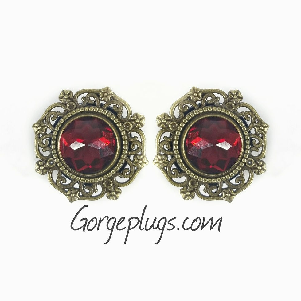 Miniatura: Ruby Duchess Plugs (0g-1 3/8")
