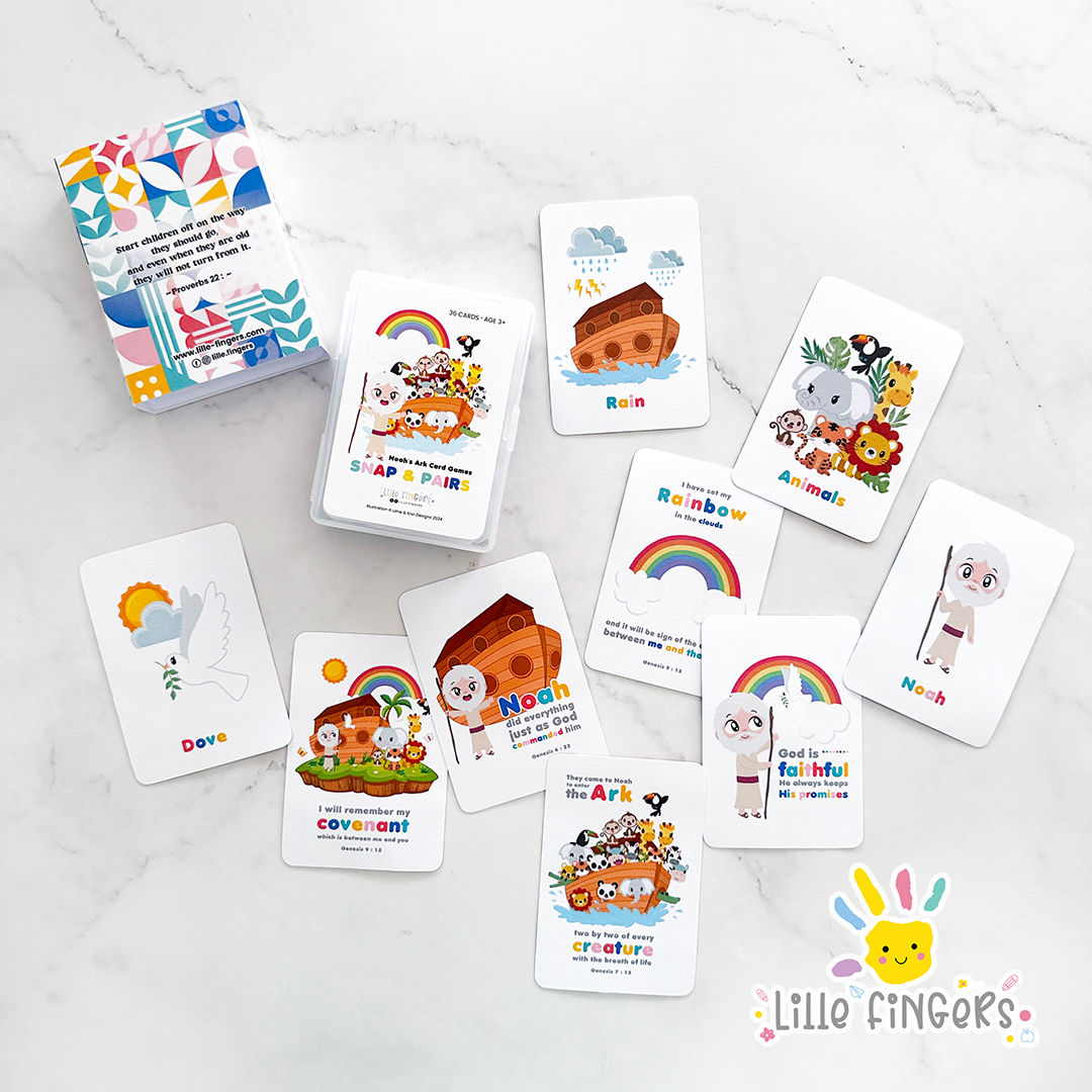 Noah’s Ark Snap & Pairs Card Game