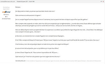 paypal litige