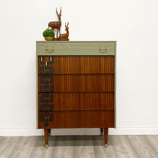 MCM Teak Chest of Drawers 