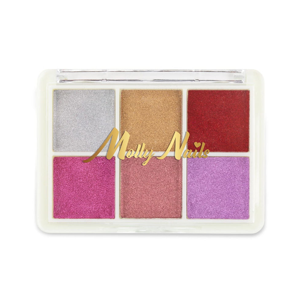 Thumbnail: Mirror Effect Nail Powder – 6 Colour Palette Molly Nails No. 4