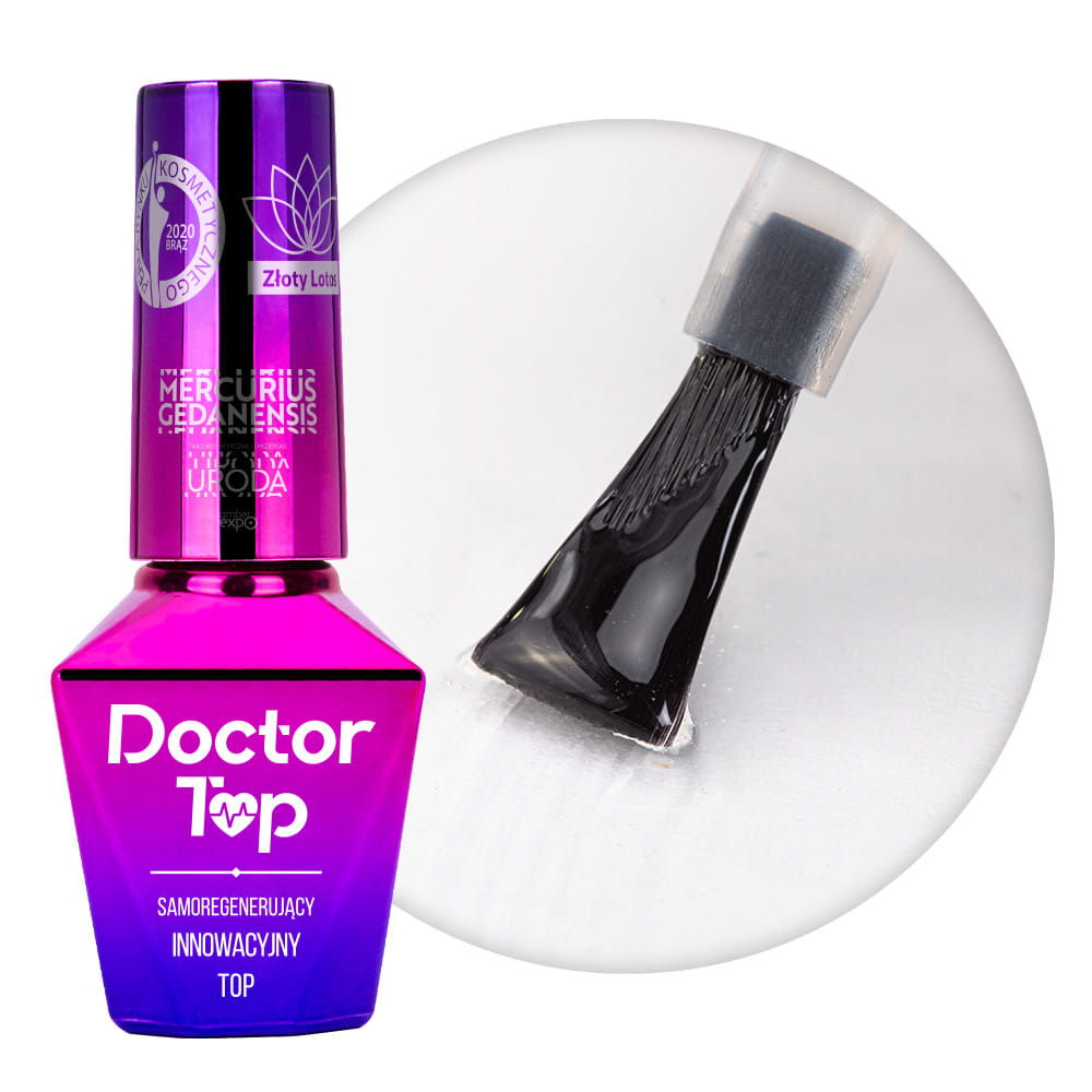 Doctor Top MollyLac 10g Innovative Self-Repairing No Wipe Top Coat