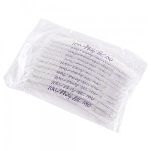 Thumbnail: Safe Package - MollyLac Nail File Banana White Center - 100/180 CU-10