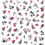 Thumbnail: Thin Self-Adhesive Nail Stickers Flowers R015