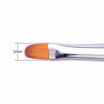 Thumbnail: Oval MollyLac Pro Gel Rainbow brush size 4 No.2