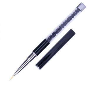 Brush for decorating Glam Line No Name black rhinestones No. 2