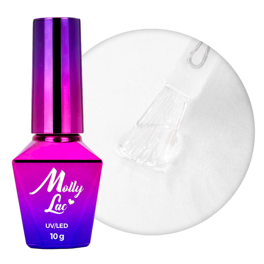 Mirror Top No Wipe – Molly Nails, Clear, 10 g (HEMA / Di-HEMA Free)