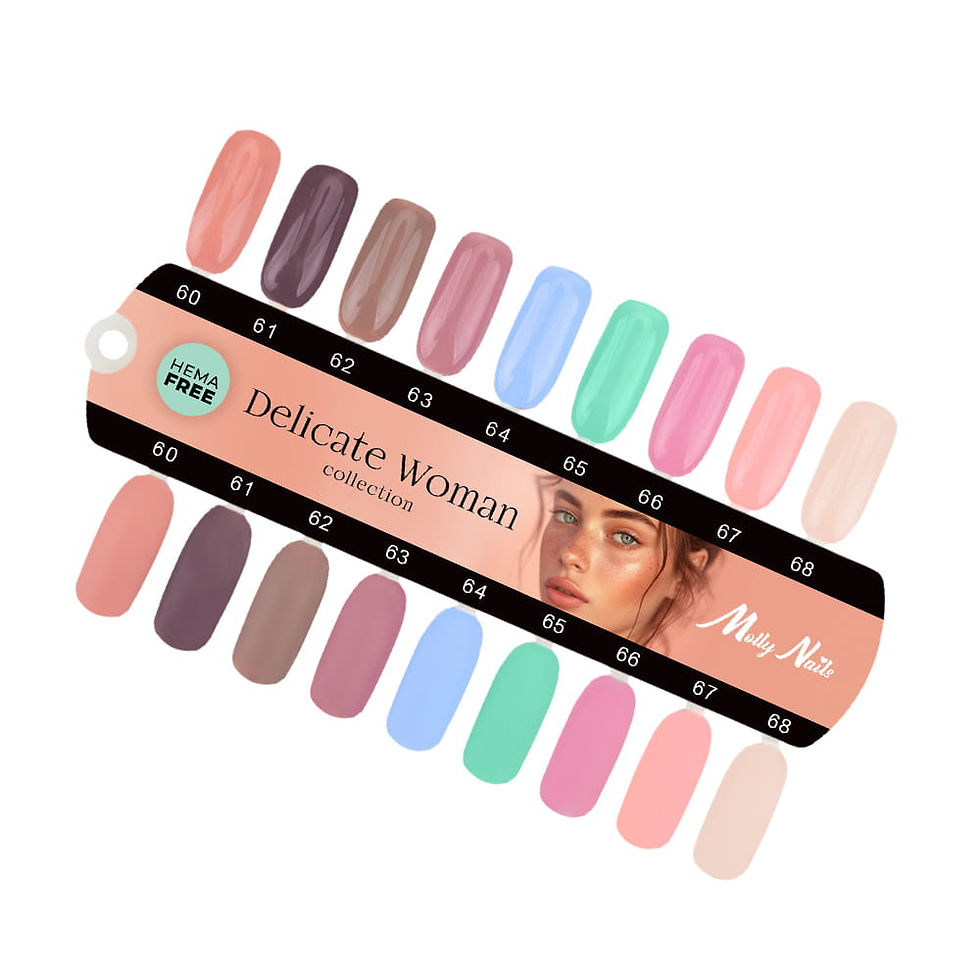 Thumbnail: 63 Delicate Woman Pleasant To The Touch Hema/di-Hema Free 8g  Gel Polish Molly N