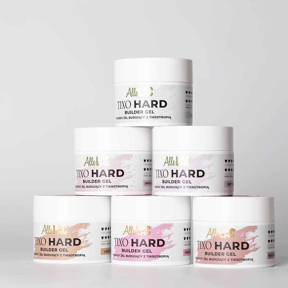 Thumbnail: French Rose  - Hard Thixotropic Builder Gel AlleLac Tixo Hard Builder Gel