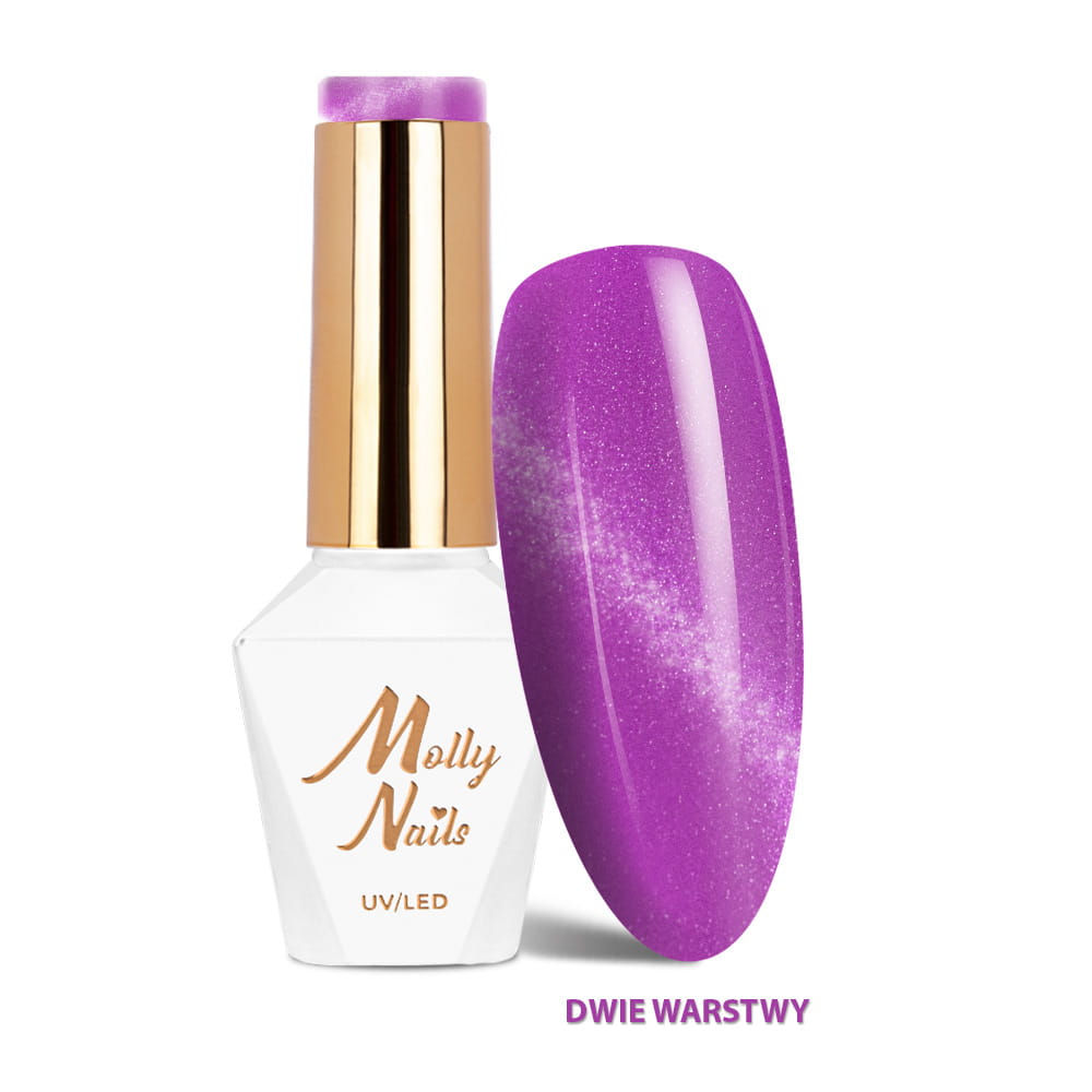 273. Pastel Cat Eye Violet LED/UV Gel Polish Molly Nails HEMA/Di-HEMA Free
