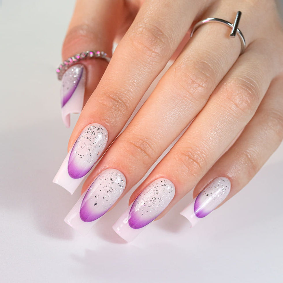 Thumbnail: Silver - NTN Premium-Top Drop Flakes – Silver No-Wipe Top Coat  – 7 g