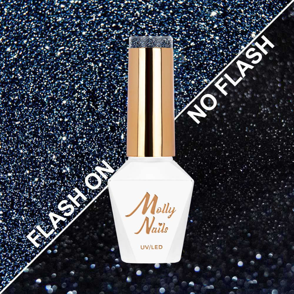 604 Duo Flashing Lights Devil’s Night Gel Polish, Hema/Di-Hema Free, 8g MollyNai