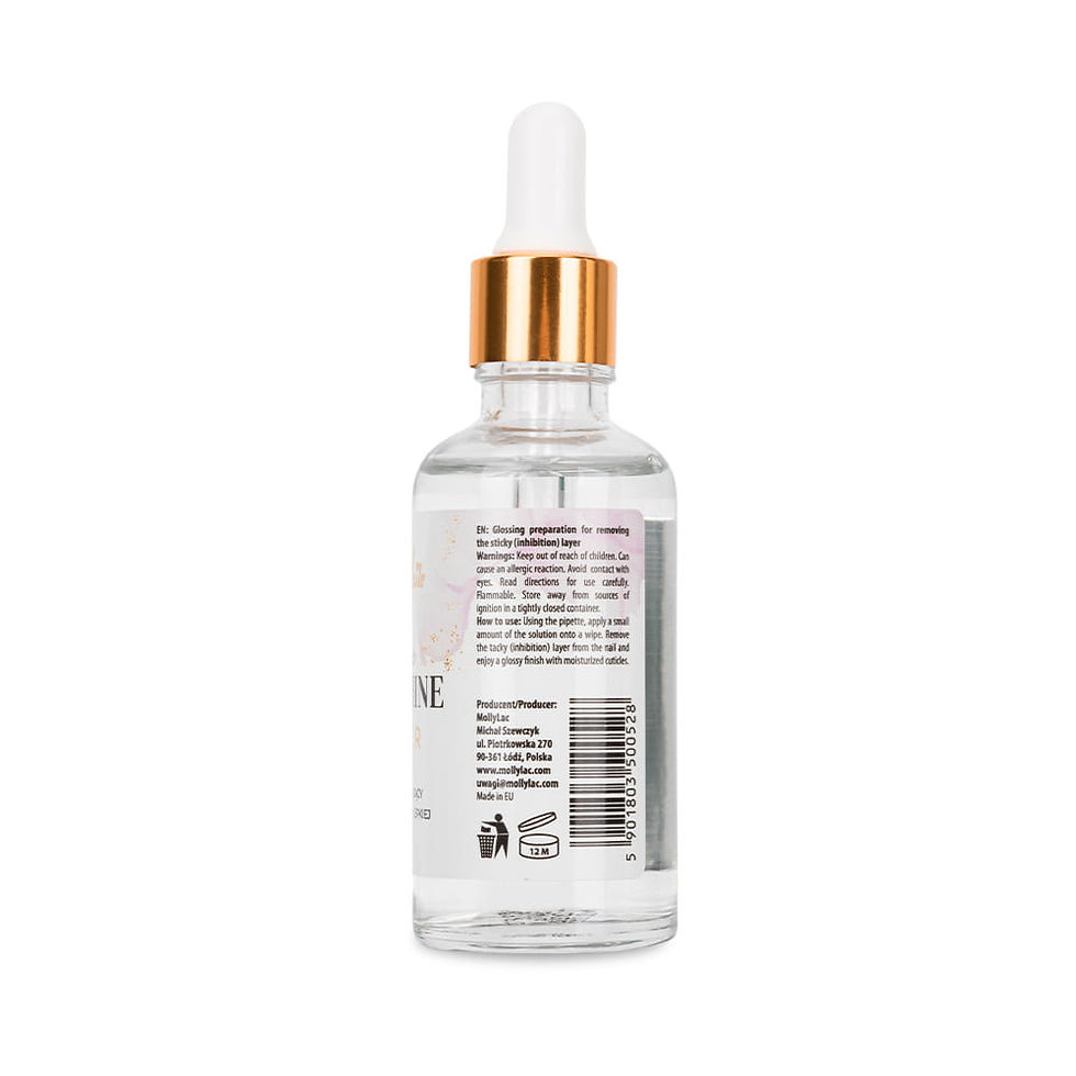 Thumbnail: Magic Super Shine Finisher – Molly Nails, 50 ml (with pipette) Perfumed 3-in-1 C