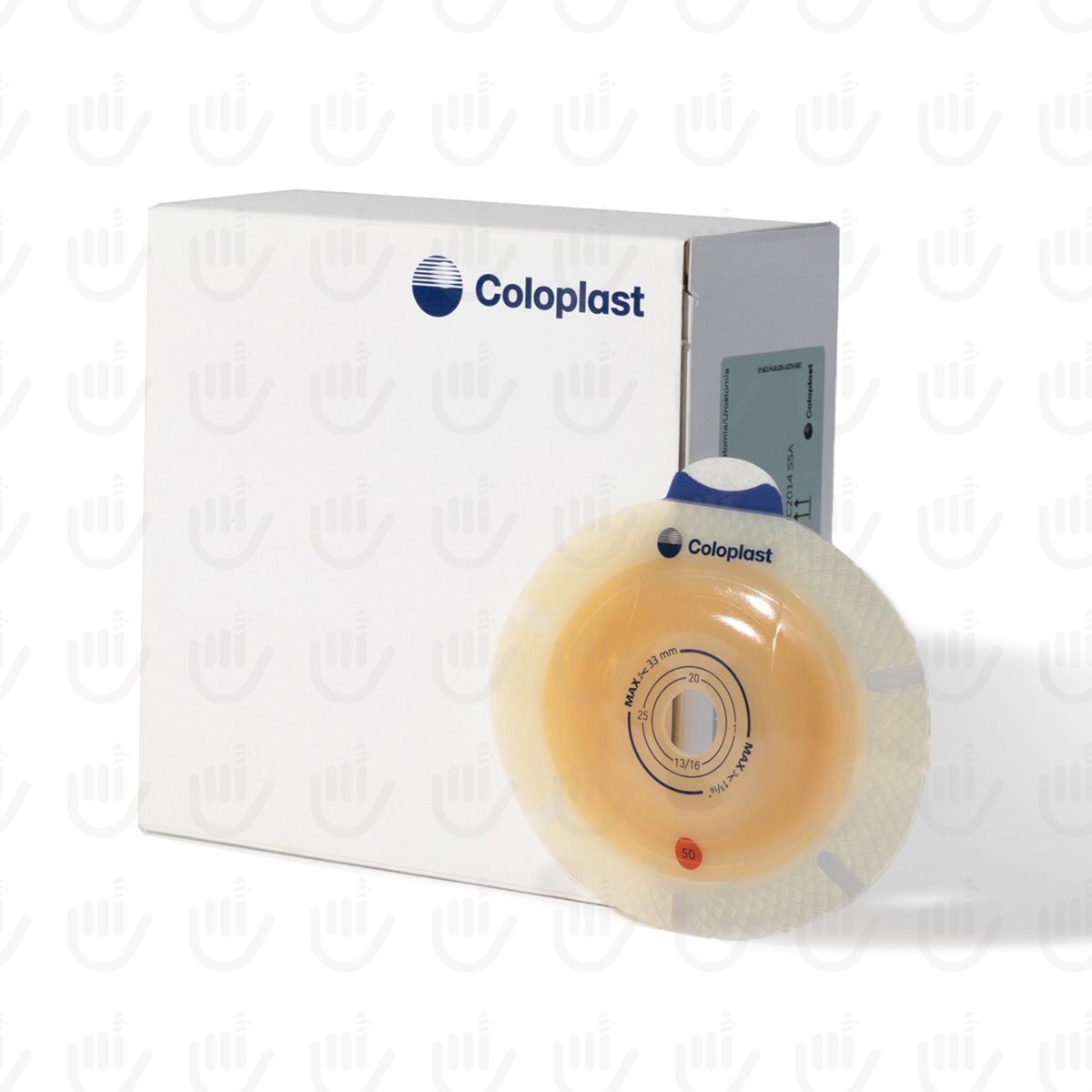 Placa convexa de uso prolongado