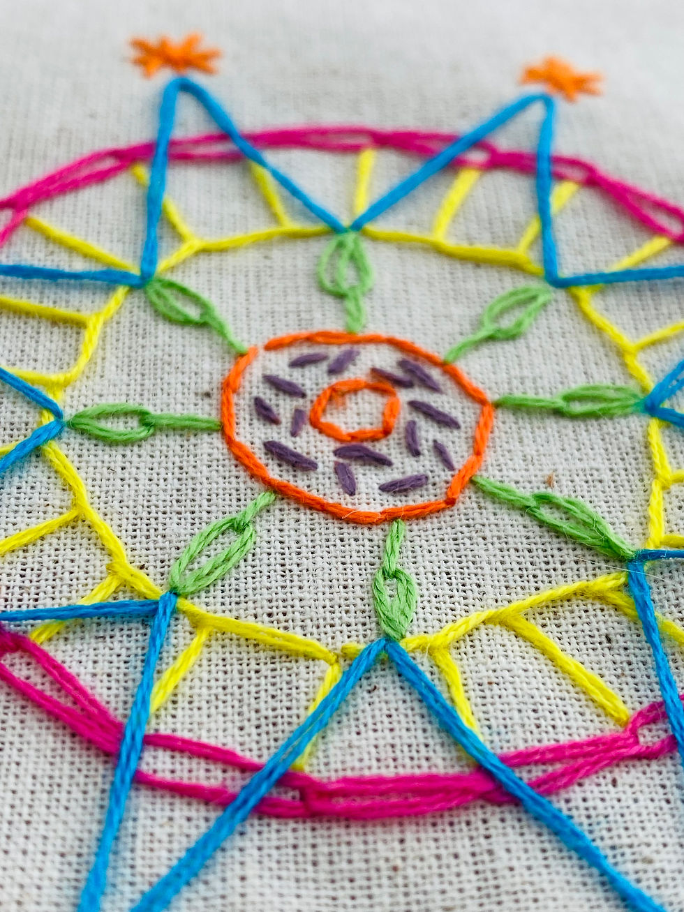 Slow Stitch a Mandala