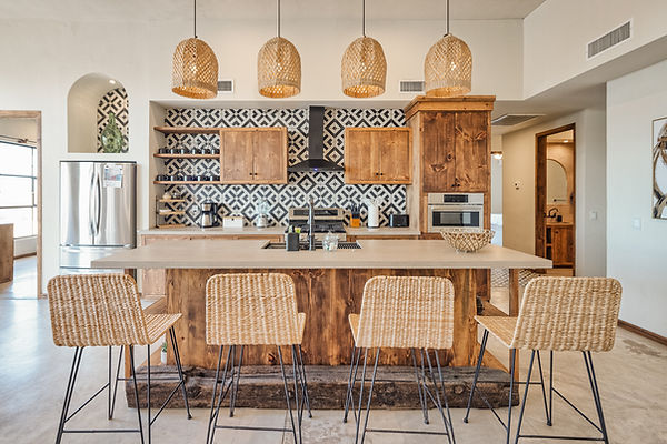 KALIQ Fully equipped kitchen in Puerto Peñasco vacation home