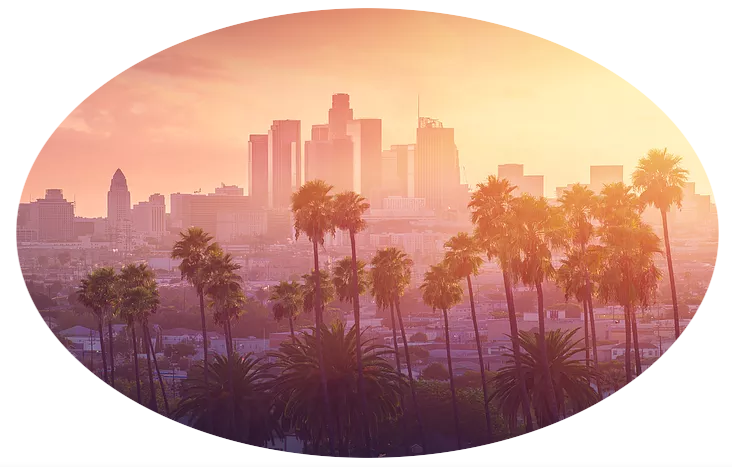 Los Angeles - Palm Trees - Mirage