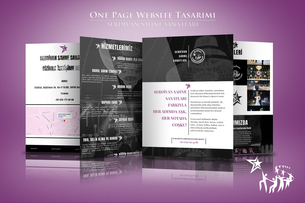 One Page Websitesi tasarımı