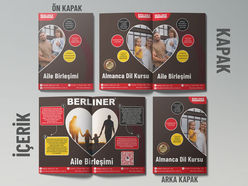 Aile Birleşimi Broşür Tasarımı