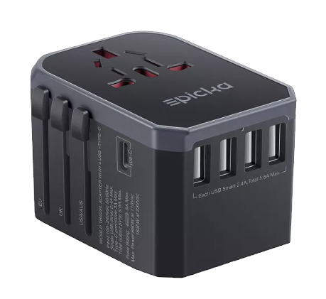 Epicka universal travel adapter