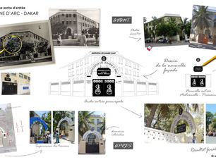 Nouvelle entrée principale pour l'Institution Sainte Jeanne d'Arc de Dakar