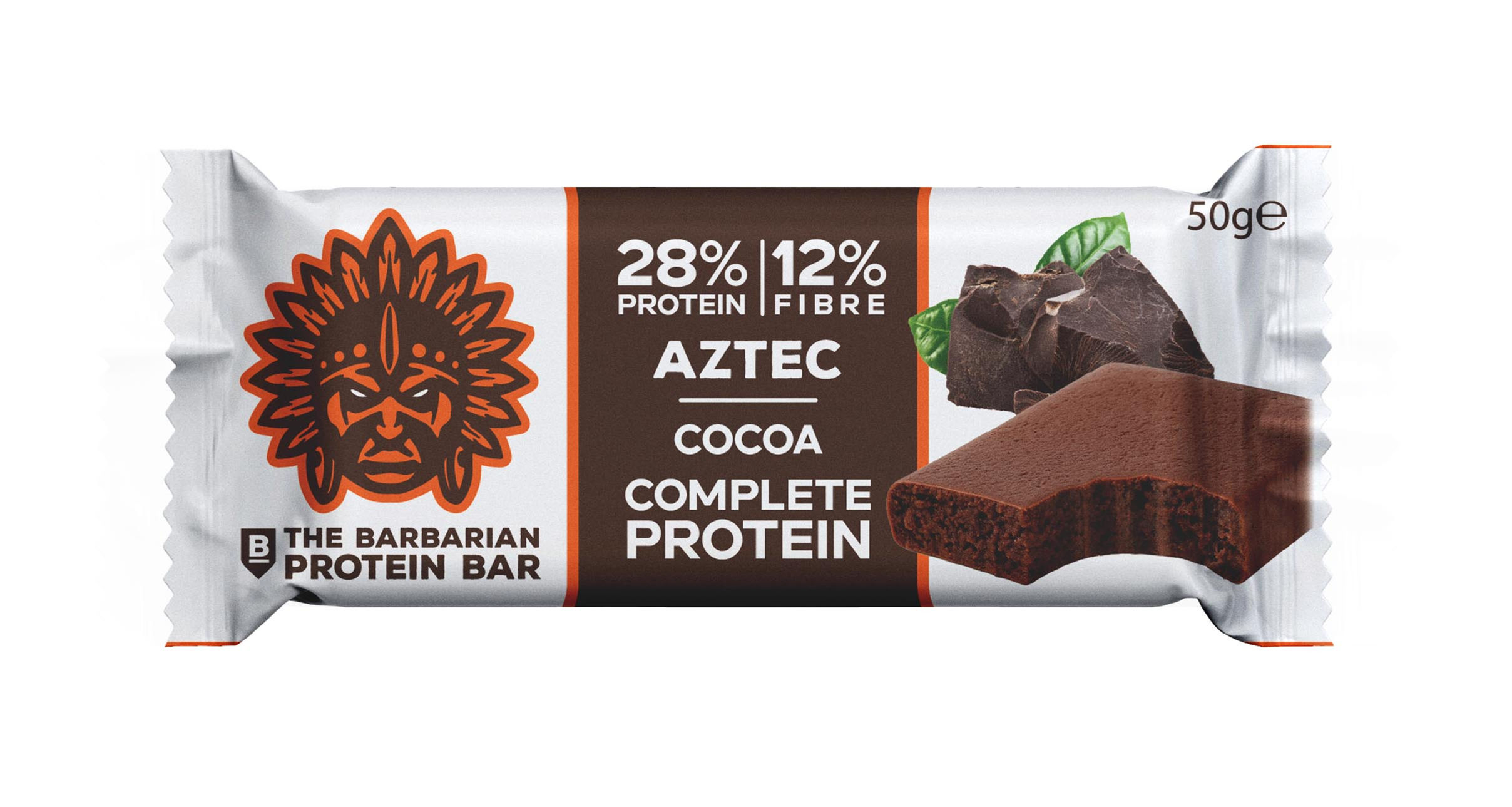 The BarBarian - AZTEC - КАКАО - Био протеинов бар 30% (Кутия 22 бр.)
