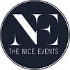 ogotipo da The Nice Events, empresa parceira especializada em organização de eventos elegantes.