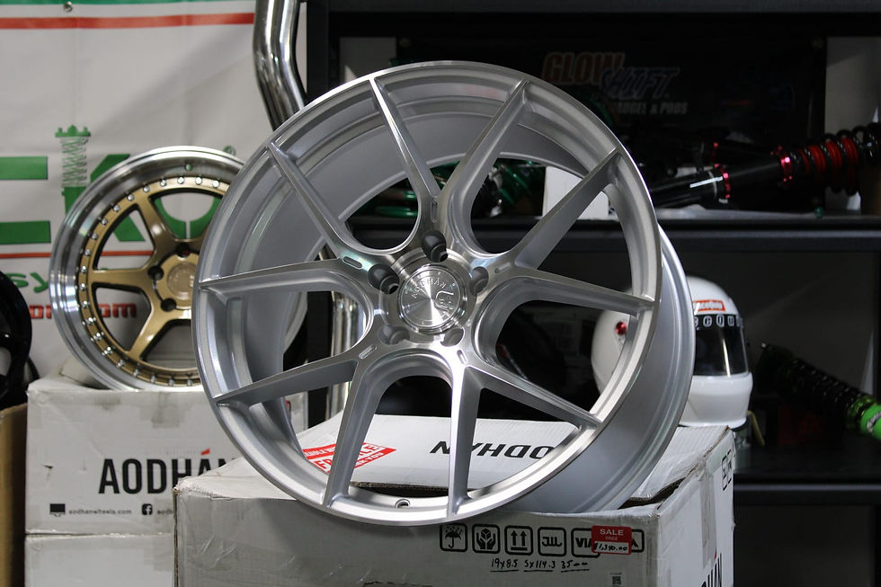 Aodhan AH-11 18x8.5 5x114.3 35mm Silver Machined (Set 4)