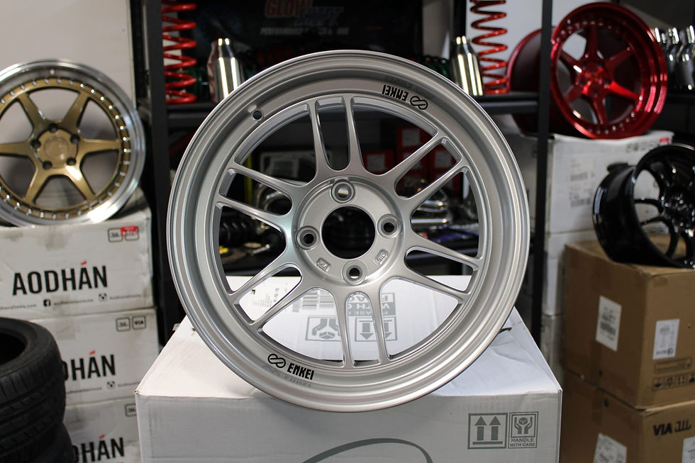 Thumbnail: Enkei RPF1 15x8 4x100 28mm Silver (Set 4)