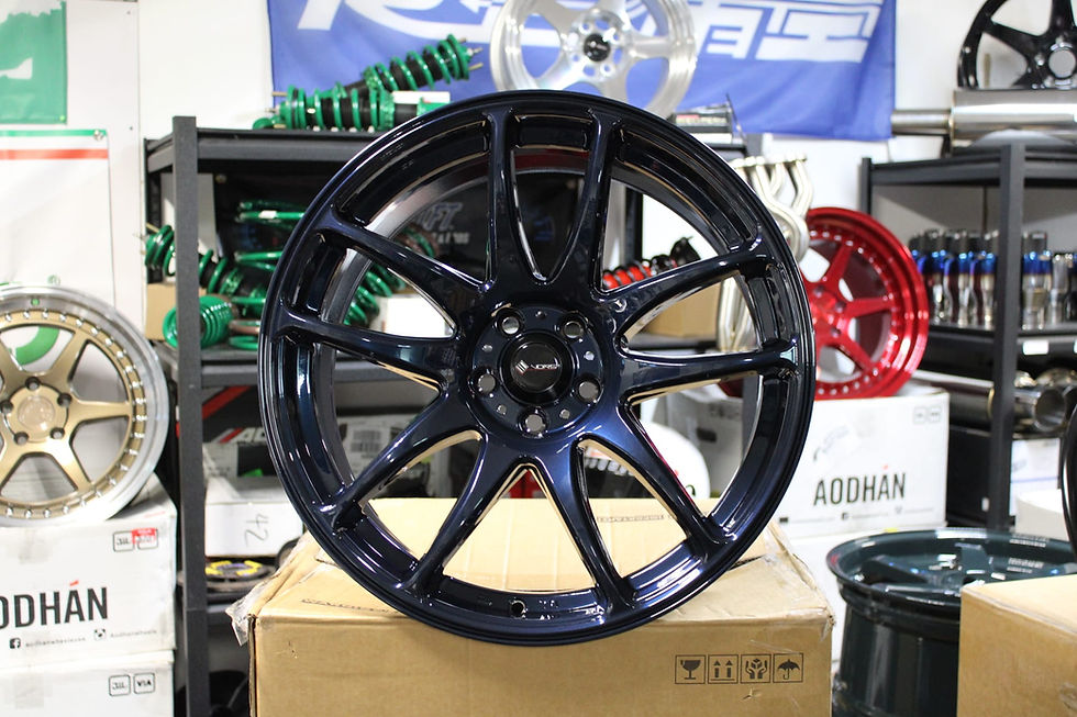 Thumbnail: Vors TR4SE 18x8.5 5x100 35mm Mag Blue (Set 4)