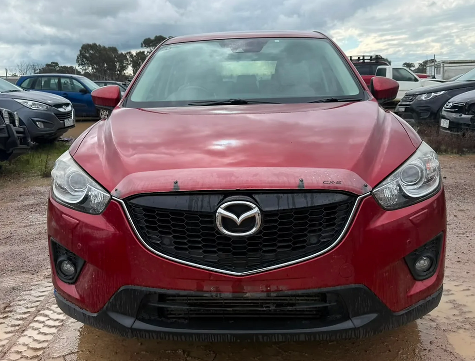 2012-2014 Mazda CX-5 KE RH Door Mirror Red Genuine Used - donor photo 2